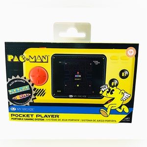 🆕🔥PAC-MAN PORTABLE HD POCKET PLAYER/PLATERS&2 EXTRA GAMES SEE ALL PHOTOS…